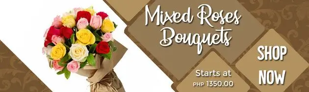 Mixed Roses Flower Bouquets
