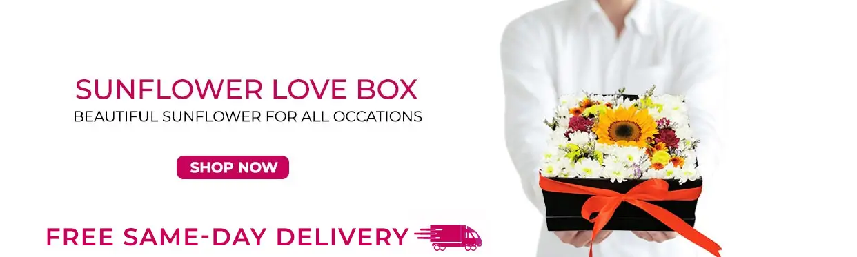 Sunflower love box
