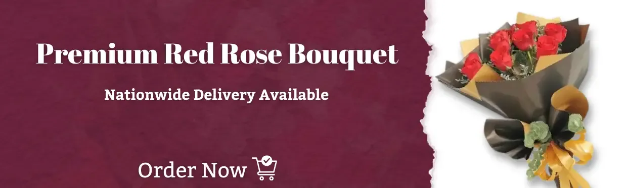 Anika Red Roses Flower Bouquets