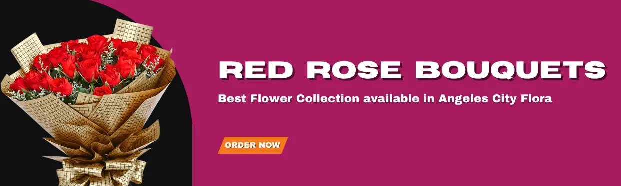 Red Roses Flower Bouquets in angeles city