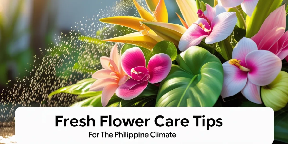 Fresh Flower Care Tips for the Philippine Climate