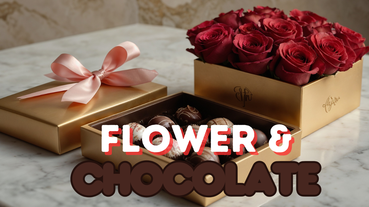 How to Give the Best Gift Ever: The Classic Flowers and Chocolates Combo