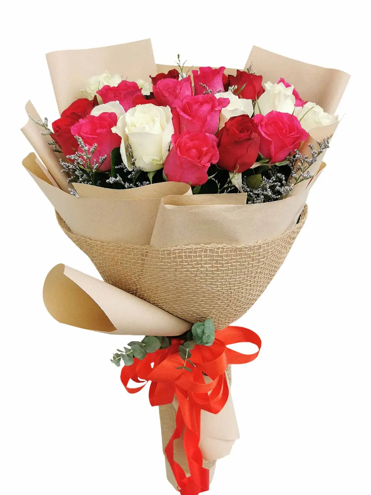 Mix Rose Kraft Jute 24