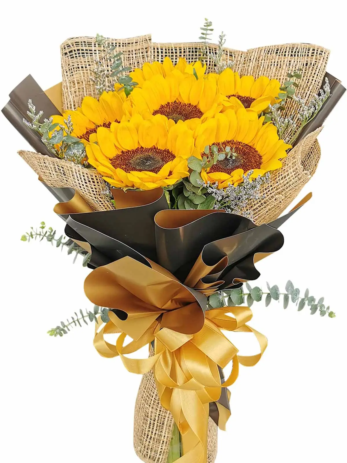 Sunflower Burlap BG 6