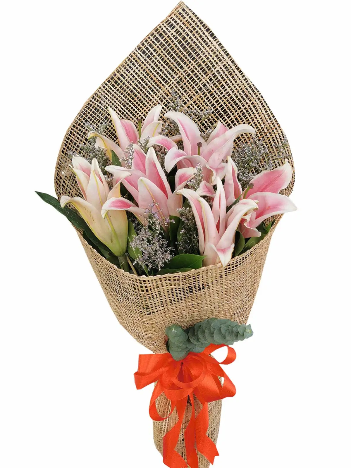 Pink Stargazer 6 Burlap PH