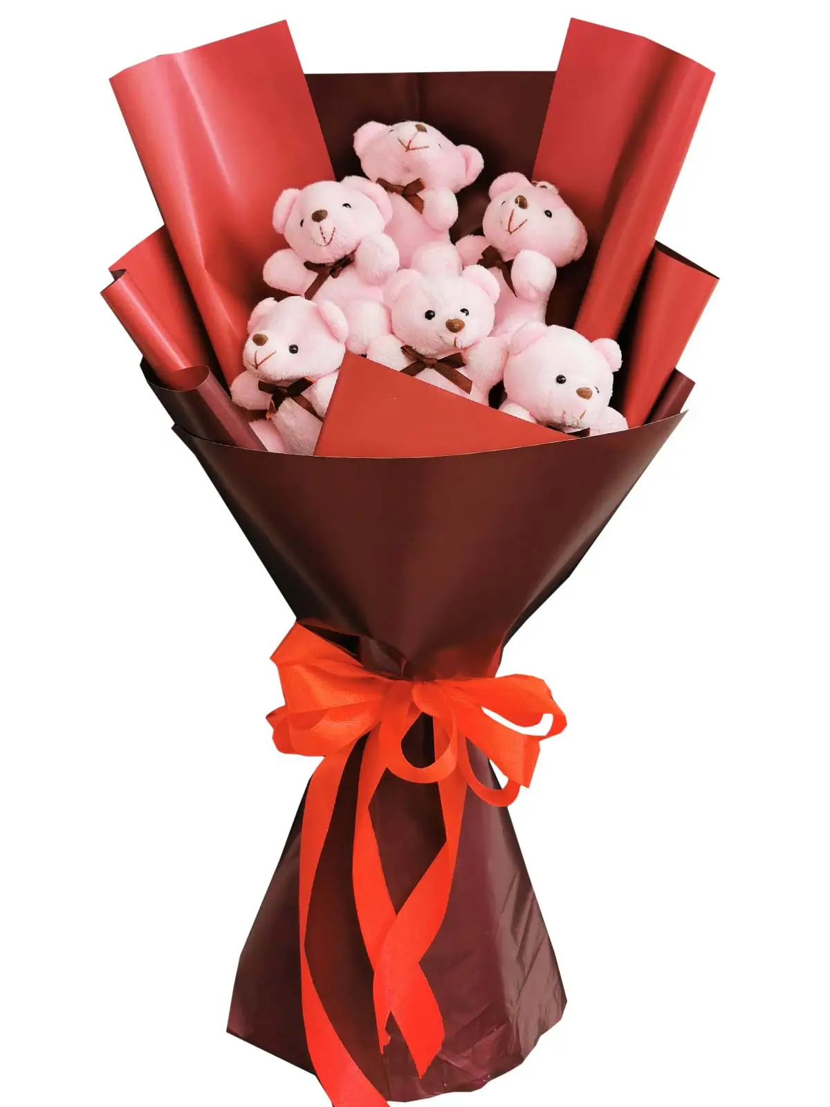 Pink Bears 6 Maroon