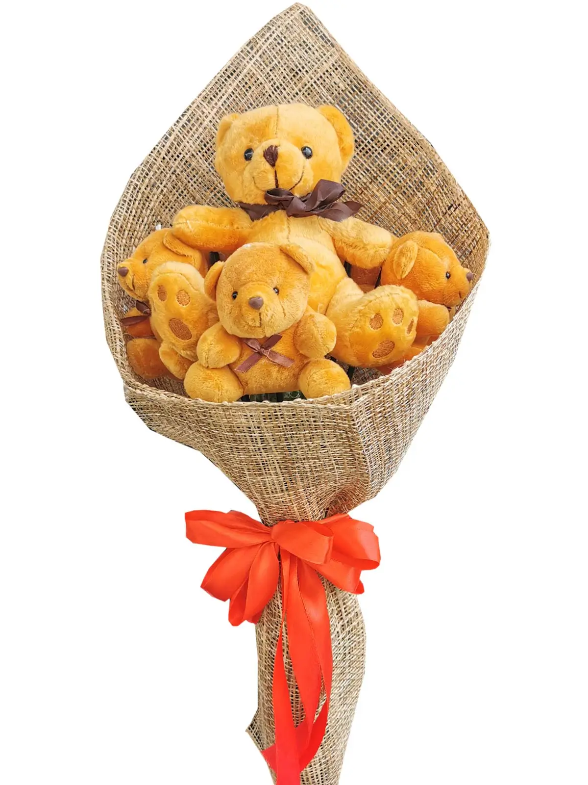 Brown Bears 7 Burlap PH