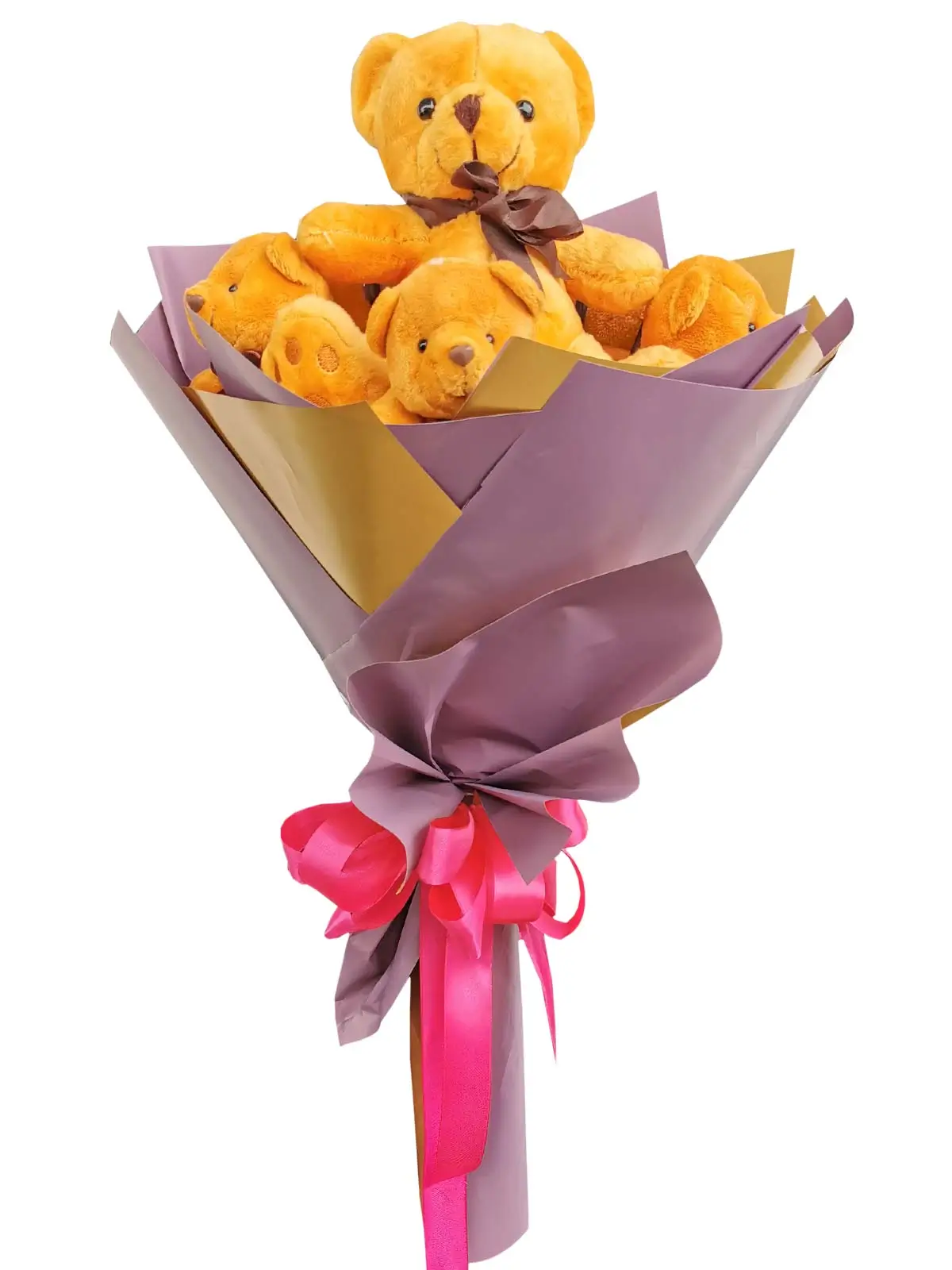 Brown Bear Purple Gold
