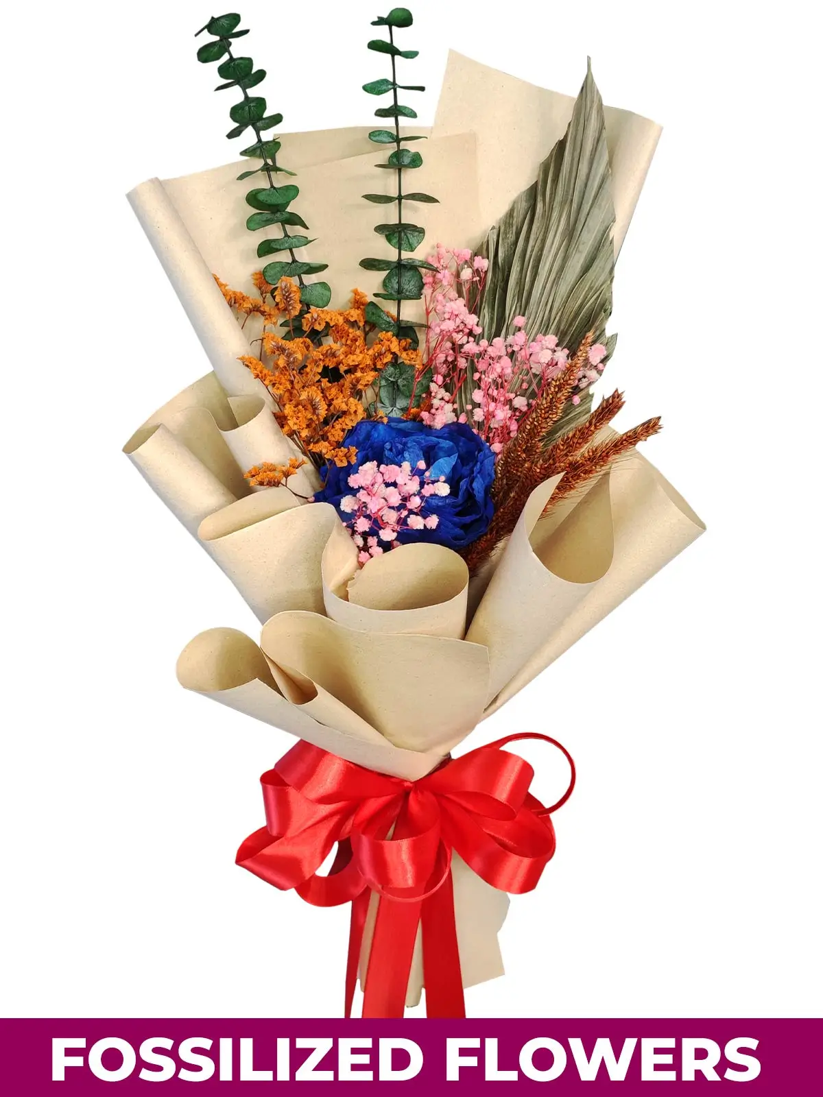 1 Dried Blue Roses Kraft Province