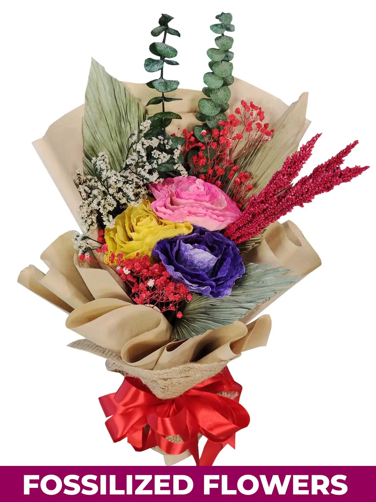 Dried Light Rose Kraft Jute Province