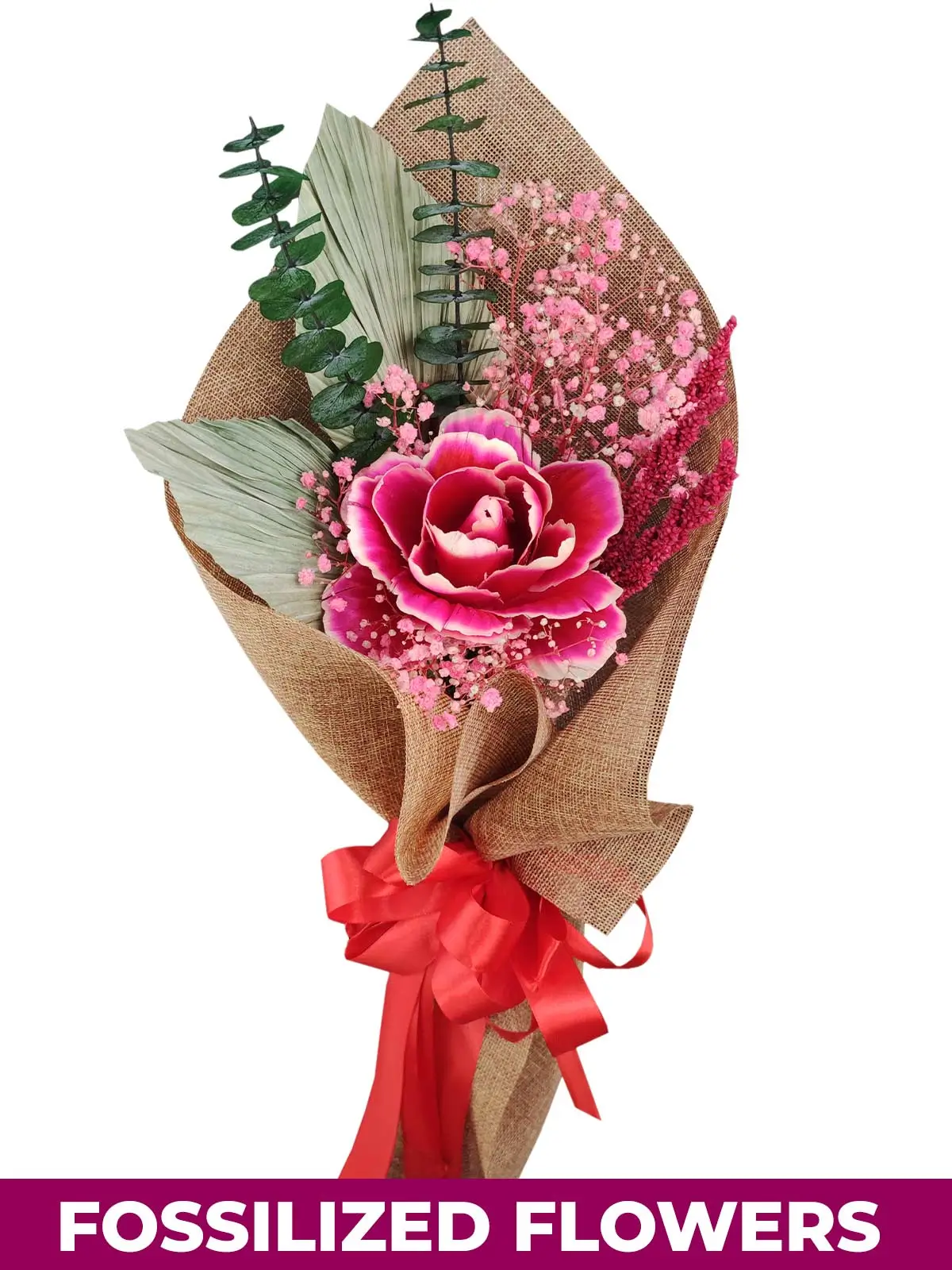 1 Dried Peonies Burlap CH Province