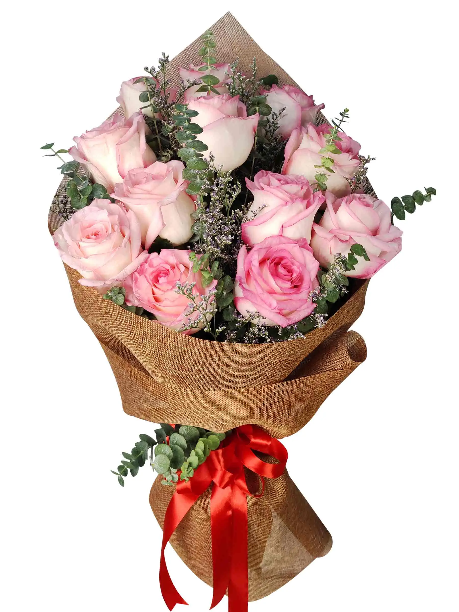 12 Stems Pink Rose