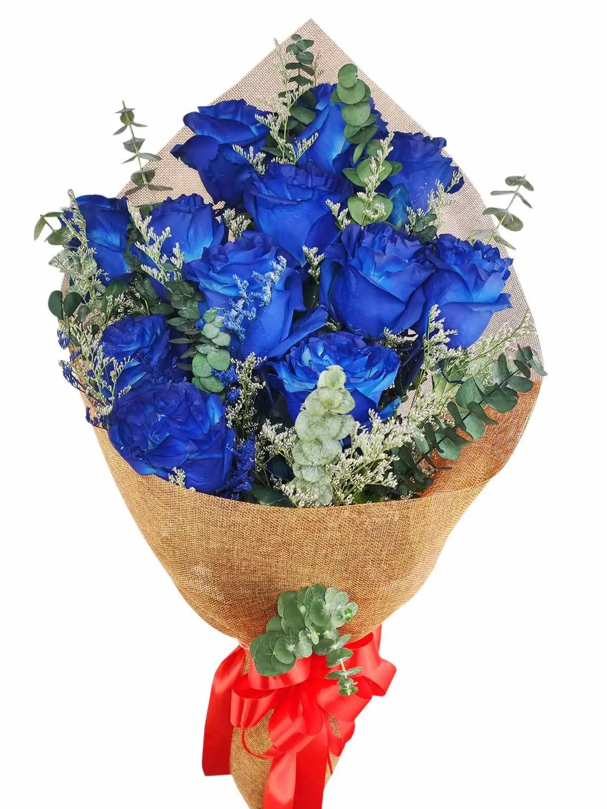 12 blue ecua burlap CH