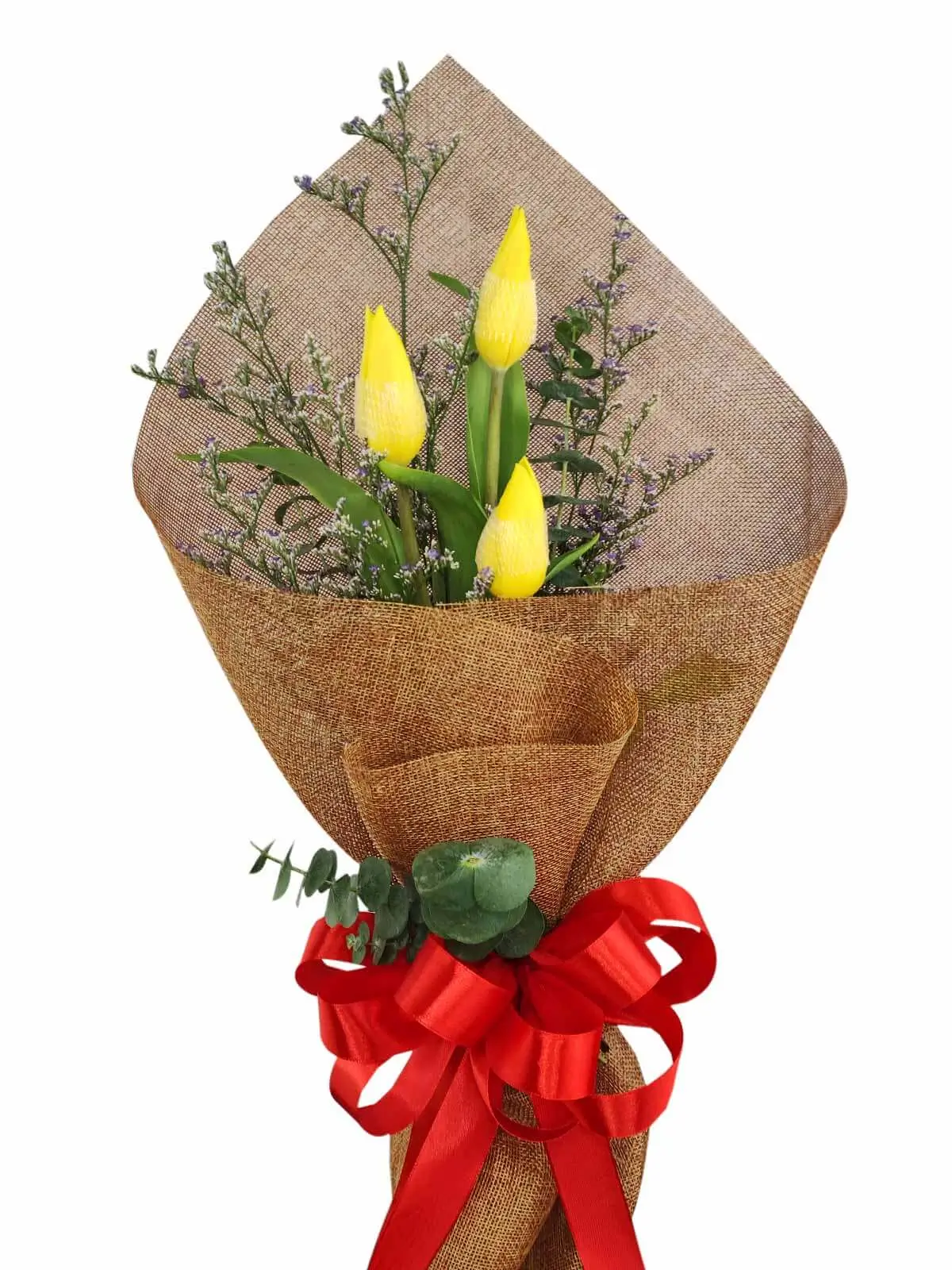 3 yellow tulips CH