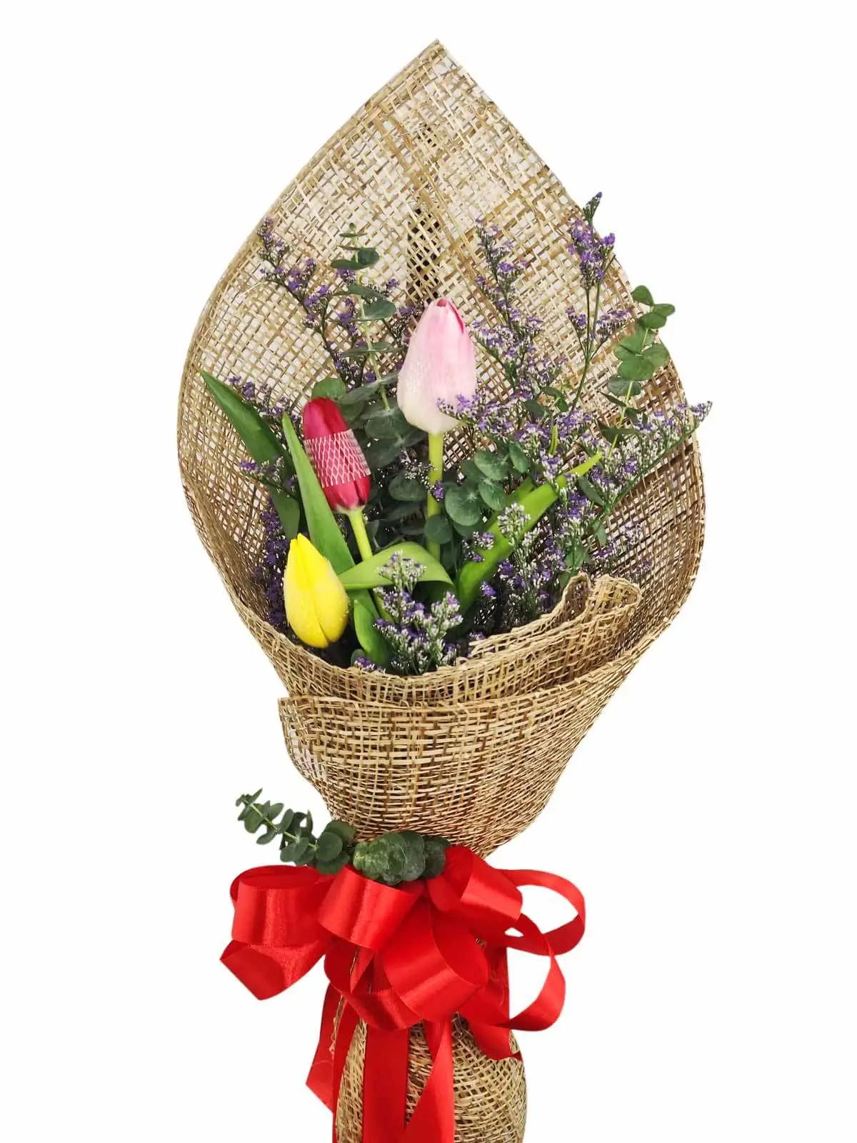 3 mix tulips burlap PH