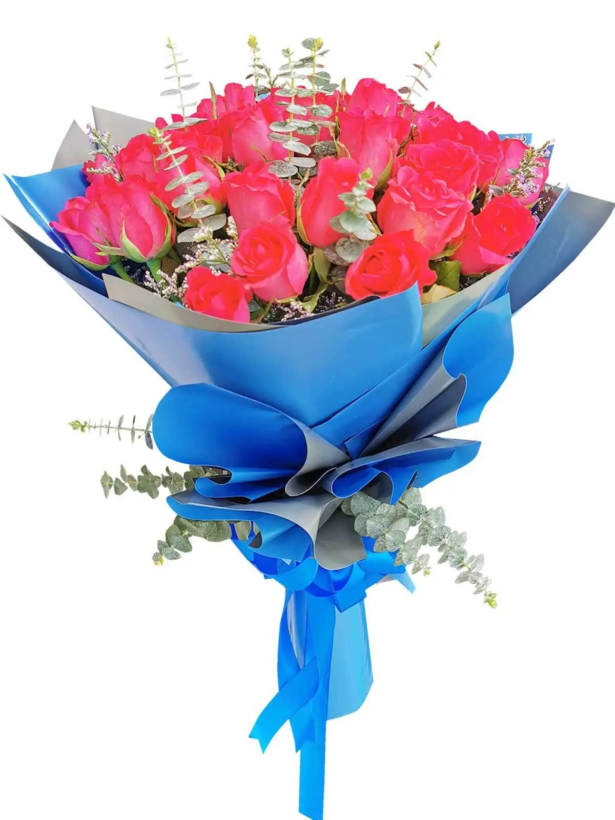 36 pcs pink roses