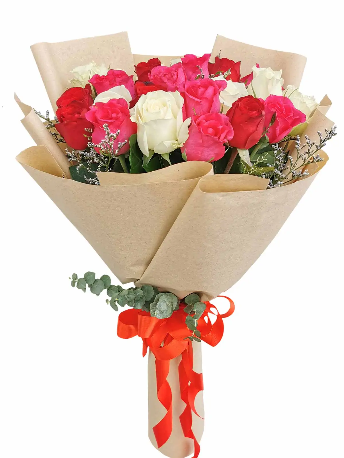 24 pcs mixed roses