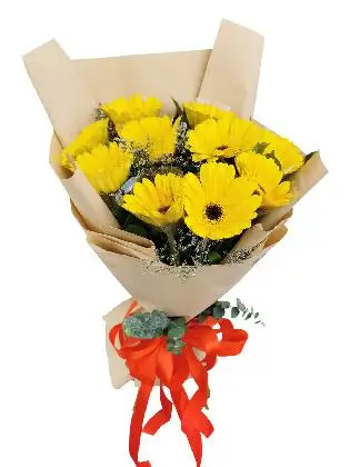 YELLOW Gerbera Kraft Paper