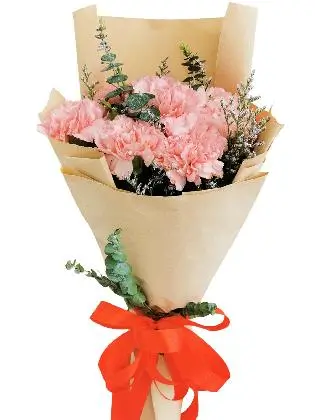 PINK Carnation Kraft Paper