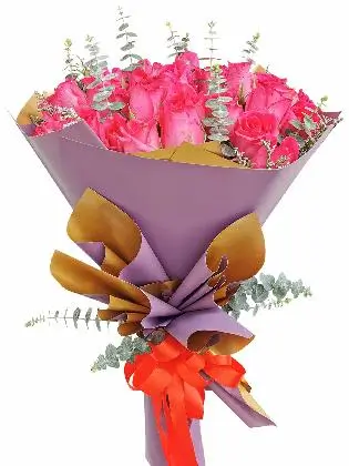 Pink Roses 36 Korean Purple Gold