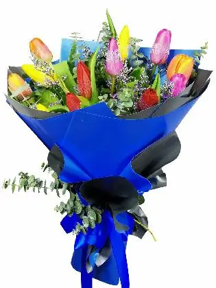 Blue Silver (12 Pcs)