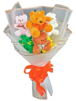 Mix Bears 6 White