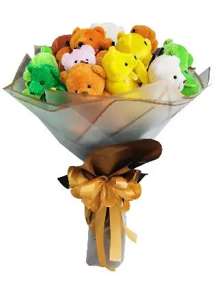 Mix Bears 12 White Gold