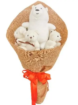 Ice Bare & Bears Burlap CHH