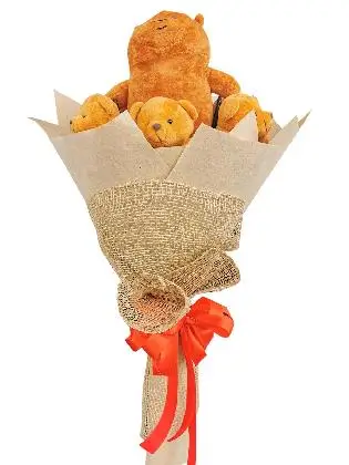 Grizzly Bare & Bears Kraft Jute