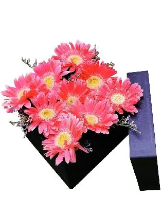 52 Pink Gerbera Love Box 001