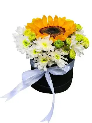 Sunflower Round Love Box