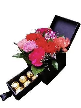 Mixed Carnation Special Love Box