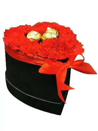 Carnation Special Heart Love Box 001