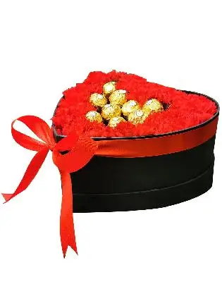 Carnation Special Heart Love Box 002