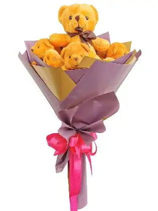 Brown Bear Purple Gold