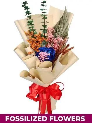 1 Dried Blue Roses Kraft Province