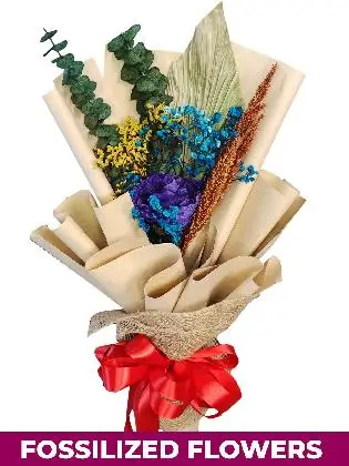 1 Dried Purple Rose Kraft Jute Province