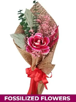 1 Dried Peonies Burlap CH Province