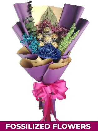 Blue Rose Purple/Gold