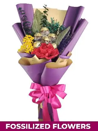 Red Rose Purple/Gold