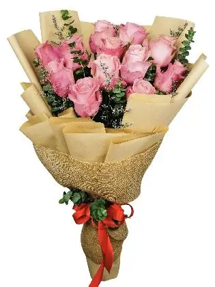 12 Stems Pink Rose
