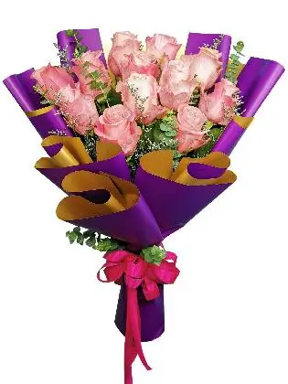 12 Stems Pink Rose