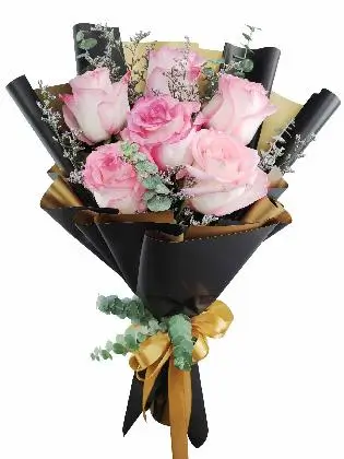 Pink Roses Bouquet