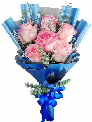 Pink Roses Bouquet
