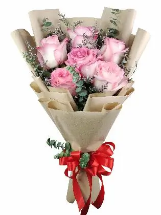 Pink Roses Bouquet