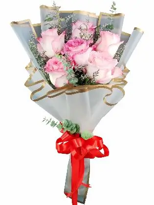 Pink Roses Bouquet