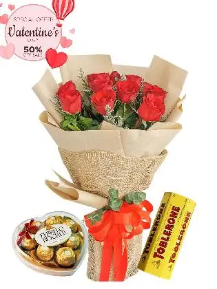 12 red roses