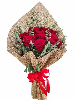 12 red ecua burlap PH