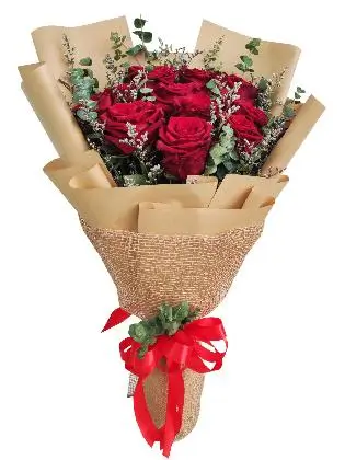 12 red ecua kraft+jute