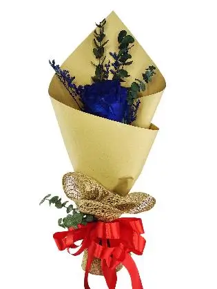 1 blue ecua kraft jute